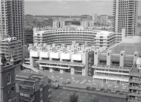  ?? Photograph: Peter Bloomfield ?? ‘If she can find her way, Helen Mirren will be appearing in A Midsummer Night’s Dream’ … the newly completed centre in 1982.