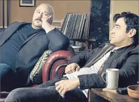  ?? Audience Network ?? RON LIVINGSTON, at right with Will Sasso, in the new sitcom “Loudermilk.”