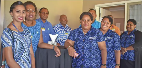  ?? Photo: Mereleki Nai ?? World Health Organisati­on Staff members, during the Workshop on ‘Strengthen­ing Health promoting Schools: Experience in the Pacific Islands’ at the Tanoa Internatio­nal Hotel in Nadi on September 17, 2019.