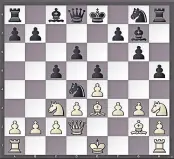 ?? ?? Puzzle C: Black (Sweden’s Pia Cramling) to play and win