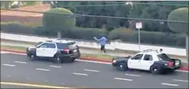  ??  ?? A VIDEO showing sheriff ’s deputies dropping off an agitated man in San Pedro raised alarm. A councilman said he should have been detained on a “5150” hold.