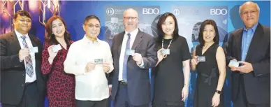  ??  ?? DINERS CLUB FINDS WAYS WITH BDO – BDO Unibank, Inc., the country's largest bank, has recently added Diners Club Internatio­nal to its roster of credit card brand partners, which will further expand the dining and travel privileges of BDO Credit...