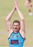  ?? Picture: MICHAEL KLEIN ?? Joe Daniher during training yesterday.