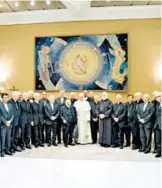  ?? /ESPECIAL ?? El papa Francisco se reunió durante cuatro días con los obispos