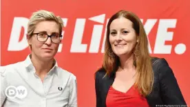  ??  ?? Janine Wissler (right) and Susanne Hennig-Wellsow are the new Left party leaders