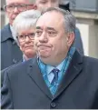  ??  ?? Alex Salmond.