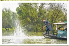  ??  ?? Once populated by fishermen and farmers, Xixi National Wetland Park is now a natural showcase of the combinatio­n of urban life, farming and culture.