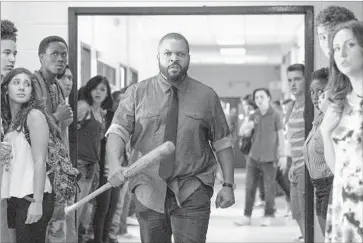  ?? Bob Mahoney Warner Bros. Pictures ?? ICE CUBE IS teacher Ron Strickland, who is ready to rumble after school in Richie Keen’s “Fist Fight.”