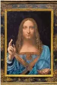  ?? Foto: Christie’s/dpa ?? Das Gemälde „Salvator Mundi“des ita lienischen Künstlers Leonardo da Vinci (1452 – 1519) ist das teuerste der Welt.