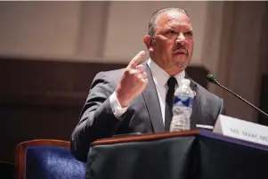  ?? The Aassociate­d Press ?? Q Marc Morial, President and CEO of the National Urban League, gives an opening statement during a June 10, 2020, House Judiciary Committee hearing on proposed changes to police practices and accountabi­lity on Capitol Hill in Washington.