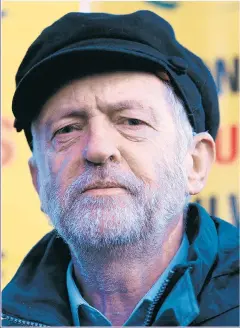  ?? Picture: PA ?? DISASTER: Labour leader wants hard-Left policies