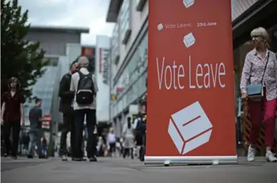  ??  ?? Vote Leave: Britain's choice will cause repercussi­ons on domestic, regional as well as global levels.