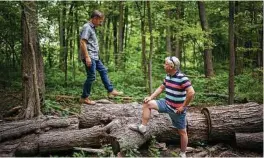  ?? IAN WILLMS / NYT ?? After managing their hemophilia for their entire lives, Bill Konduros, left, and his brother Jay appear to have been cured by gene therapy.