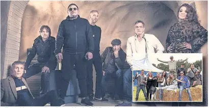  ??  ?? Happy Mondays will perform at Macclesfie­ld Festival, inset, crowds enjoy last year’s event