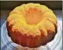  ??  ?? Megan Scott — coauthor of the 2019 update of “Joy of Cooking” (Scribner, $40) with her husband, John Becker — found inspiratio­n for her Mimosa Pound Cake in the classic 7Up Cake. Made with lots of orange zest and several glugs of sparkling white wine, the festive cake riffs on the mimosa cocktail. Becker is the great-grandson of “Joy of Cooking” author Irma S. Rombauer.