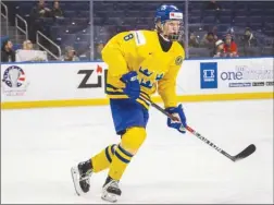  ?? The Canadian Press ?? Swedish defenceman Rasmus Dahlin is the consensus choice to be selected first overall in the NHL draft in June.