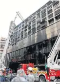  ?? EFE ?? El edificio siniestrad­o en Taiwán.