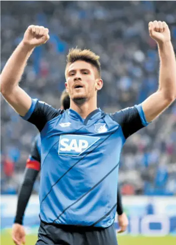  ??  ?? Super Kramarić! U 36 bundesliga­ških nastupa za Hoffenheim postigao je 11 pogodaka i ima čak deset asistencij­a