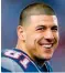  ??  ?? Aaron Hernandez