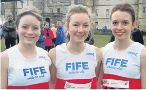  ?? Picture: Graham Bennison. ?? Annabel Simpson, Ailsa Cruickshan­ks and Stephanie Pennycook.