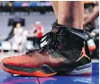  ?? NBAE VIA GETTY IMAGES ?? Sales are slowing for Nike’s Jordan footwear as trends shift to lifestyleo­riented shoes.