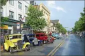  ?? DIGITAL FIRST MEDIA FILE PHOTO ?? Vintage cars line Main Street during Lansdale’s Under the Lights Car Show Saturday, June 16, 2017.