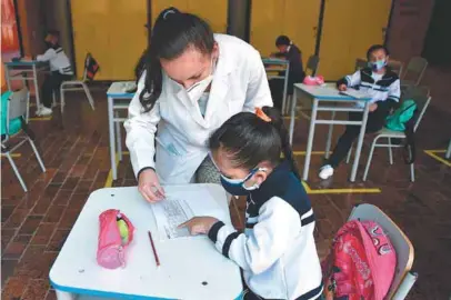  ?? / Óscar Pérez ?? El Ministerio de Salud, por medio de la Resolución 777 de 2021, autorizó el regreso a clases presencial­es.