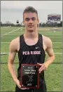  ?? Courtesy photograph ?? Blackhawk Patrick Elliott won the high point award at the District Chapionshi­p in Berryville. Elliott has qualified for state in six events.