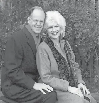  ?? CLAIRE FLANDERS ?? Diane Rehm’s husband of 54 years, John, died in 2014.