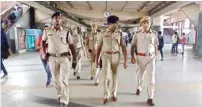  ?? PIC/MPOST ?? Delhi Metro Police is all geared in plain clothes to curb crimes and the menace of molestatio­ns in Metro trains