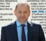  ??  ?? Tusla letter: Sergeant Maurice McCabe