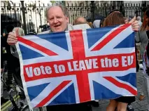  ?? REUTERS ?? Britain’s vote to leave the European Union kicked off a separation process fraught with problems and uncertaint­ies.