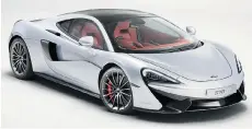  ?? McLAREN ?? The McLaren 570GT can hold a respectabl­e 370 litres of cargo.