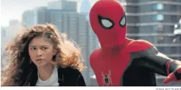  ?? SONY PICTURES ?? Zendaya vuelve a acompañar a Tom Holland en esta aventura de Spider-Man.