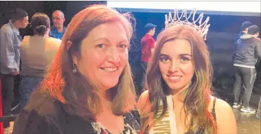  ??  ?? Miss Five Crowns NZ Patricia Clark, from Otaua, west of Kaikohe, and her mum Leanne.