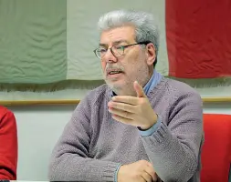  ??  ?? Preoccupat­o Il presidente dell’Anpi del Trentino, Mario Cossali