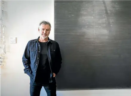  ?? ROSA WOODS/STUFF ?? Nelson artist Michael Dell says he is ‘‘thrilled’’ to have won the $20,000 Parkin Drawing Prize for his charcoal work Every Valley, inspired by his visits to Pigeon Valley, near Wakefield.