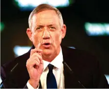  ?? Former Israeli Chief of Staff Benny Gantz. ??