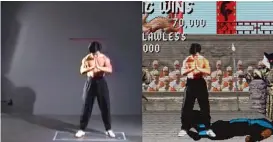  ?? CARGO FILM & RELEASING ?? “Insert Coin” director Joshua Tsui appeared in the video game “Mortal Kombat” as Liu Kang.