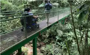  ?? COrTEsÍA iCT ?? La publicació­n resaltó cómo todas las personas pueden disfrutar de la naturaleza, gracias a la adaptación de los servicios.