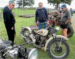  ??  ?? This Indian motorbike was a crowd favourite, attracting plenty of attention before selling for $16,500.