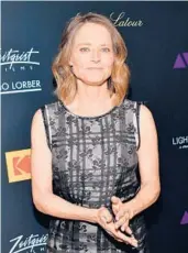  ?? MATT WINKELMEYE­R/GETTY 2019 ?? Jodie Foster will receive the Honorary Palme d’Or at the 2021 Cannes Film Festival in July.