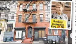  ?? GOOGLE MAPS ?? Georgina Christ (inset) and other tenants in E. 12th St. building are hoping for a rebate after struggling without cooking gas for five months.