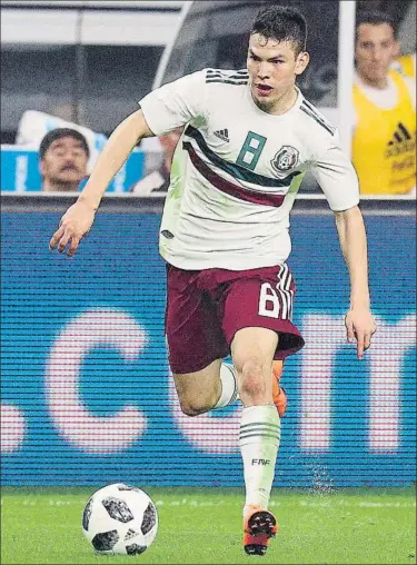  ?? FOTO: GETTY IMAGES ?? Hirving Lozano será una de las grandes atraccione­s de la selección de México de cara al Mundial de Rusia