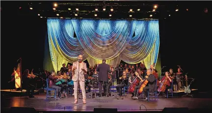  ?? COURTESY OF NOUVEAU PRODUCTION­S ?? Grammy-winning Broadway performer Sydney James Harcourt performs as part of “Black Broadway: A Proud History, A Limitless Future.”