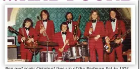  ?? ?? Pop and rock: Original line-up of the redman Set in 1974