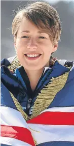  ?? PA. Picture: ?? Lizzy Yarnold was yesterday named Britain’s flag bearer.
