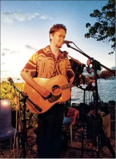  ?? JAMES FLYNN photo ?? Maui-born musician Anthony Pfluke, who plays a mix of Hawaiian, contempora­ry and reggae-influenced songs, pays homage to the sacred places of his home island in his next album project, “Singing to the World: A Wahi Pana Series.” Pfluke, who is also a Na Hoku Hanohano Award nominee for his album “We Will Rise,” will perform Sunday at the 15th annual Maui Ukulele Festival.