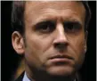  ??  ?? Emmanuel Macron