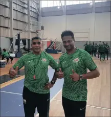  ??  ?? Chris Naidoo and Gregory Nair led South Africa to the Four Nations title in Mauritius last weekend.